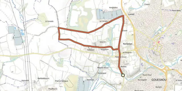 The Circuit du Canada track on the IGN map
