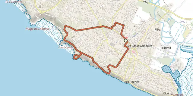 The Detours meschers 2 track on the IGN map