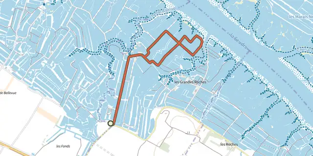 The Pr22 - Orival, port ostréicole track on the IGN map