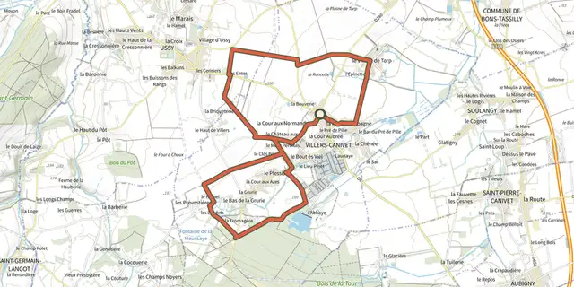 The Torp track on the IGN map