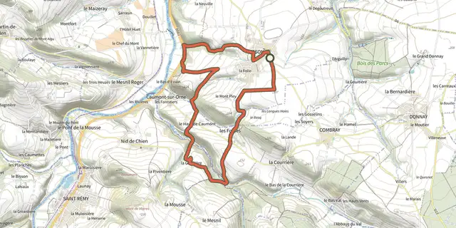 Tracé de La Chapelle Bonne Nouvelle sur le Plan IGN
