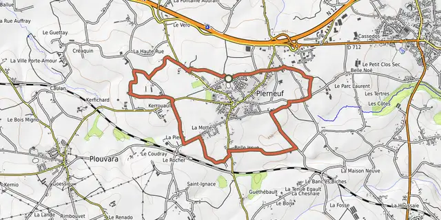 The Circuit du Télégraphe track on the IGN map