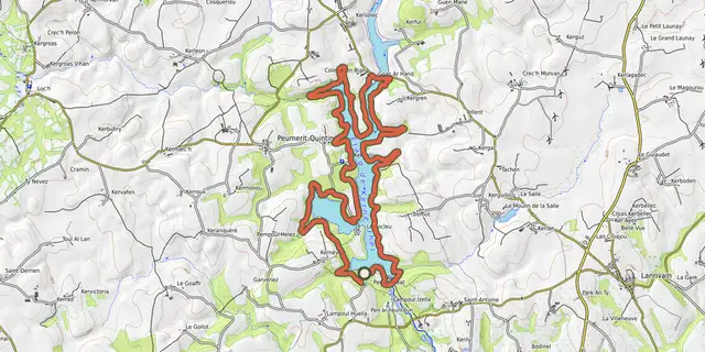 The Circuit 11 - Tro Kerné Uhel track on the IGN map