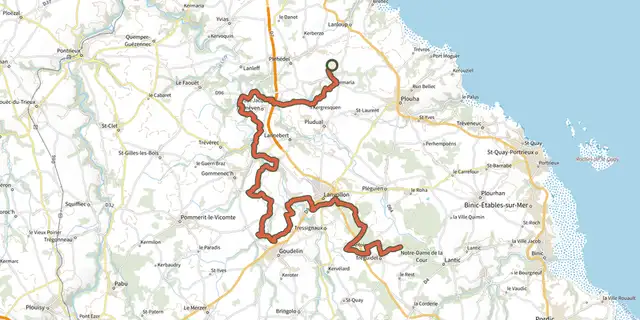 The Mon Tro Breizh - Leff Armor - partie 6 track on the IGN map