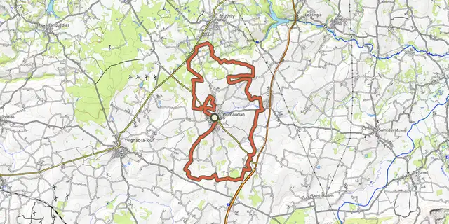 Tracé de VTT A la découverte des Craquelins sur la carte OpenTopoMap