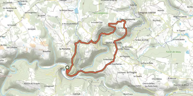 Tracé de SityTrail - B4 Sup (B3) sur le Plan IGN