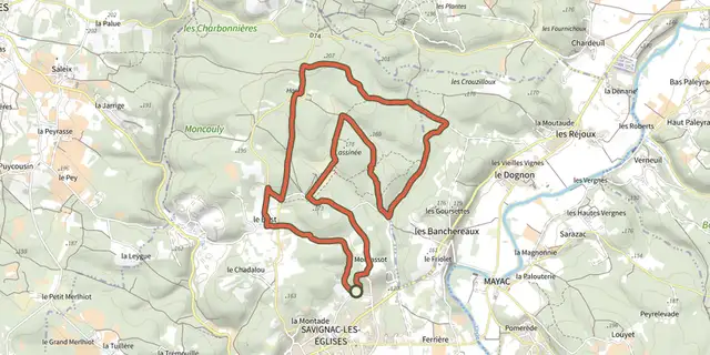 Tracé de Boucle de Hache sur le Plan IGN