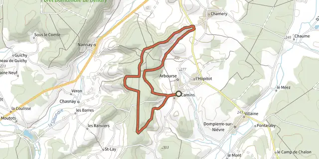 The Circuit 3 track on the IGN map