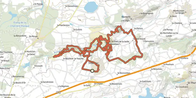 The Treffendel Randuro 2025 track on the IGN map