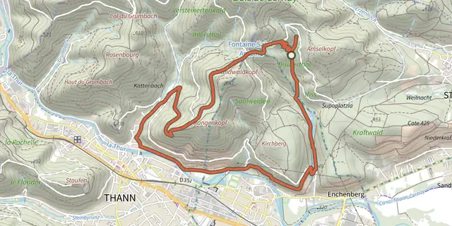 Tracé de Circuit de la résistance sur le Plan IGN