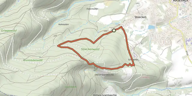 Tracé de Circuit de Schimmel sur le Plan IGN