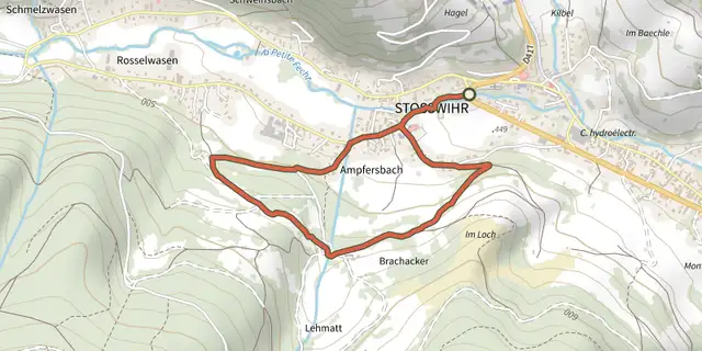 The Circuit Ampfersbach track on the IGN map