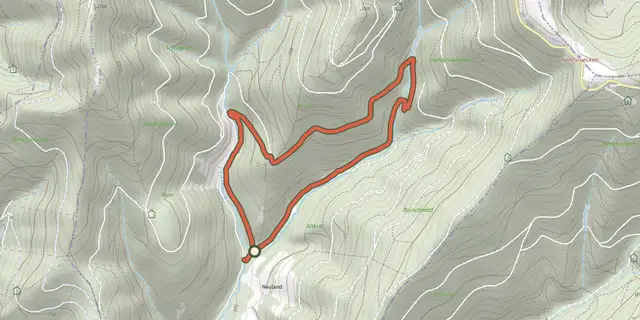Tracé de Circuit de Braun sur le Plan IGN