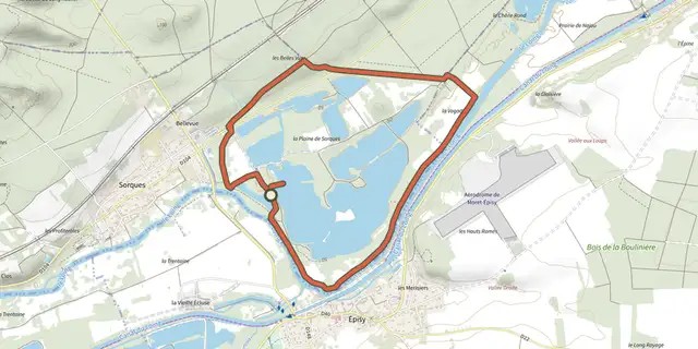 The Rouge track on the IGN map