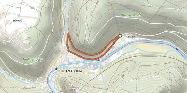 The Promenade Florentine track on the IGN map