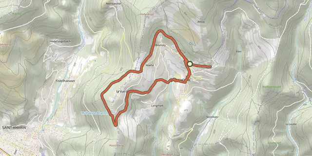 The Entre forêts et prés, Geishouse révélé track on the IGN map