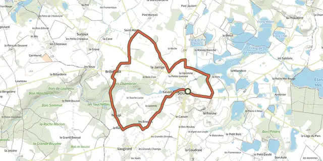 The Le Suin, du calcaire à l'argile track on the OpenTopoMap map