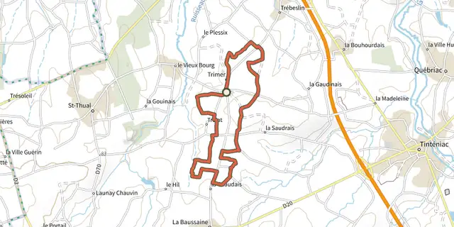 The Trimer - circuit de la Fontaine track on the IGN map