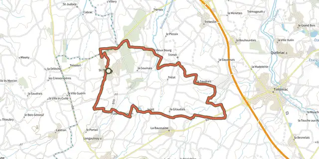 The Circuit du Hil track on the IGN map