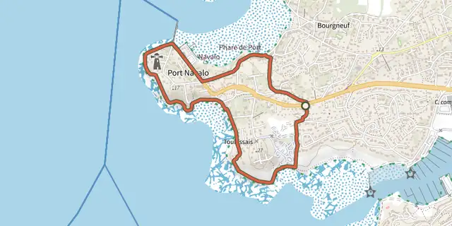 Tracé de Circuit le Petit Mousse sur le Plan IGN