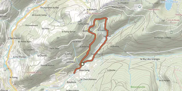 The Circuit de Xoulces track on the IGN map