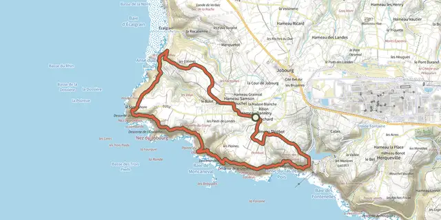 Tracé de Le Sentier du Contrebandier sur le Plan IGN