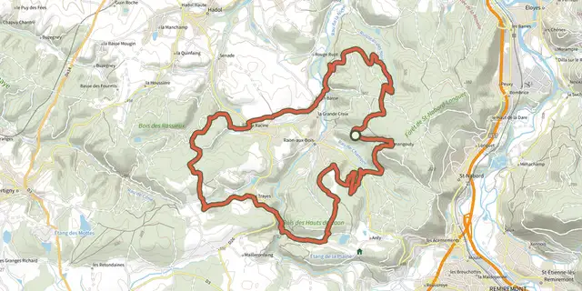 The Julien Absalon track on the IGN map