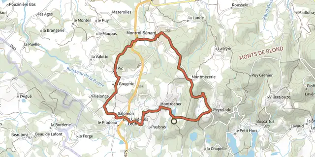 The Circuit Henri IV track on the IGN map