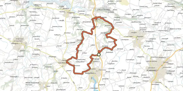 The Rand'Abers 10 track on the IGN map