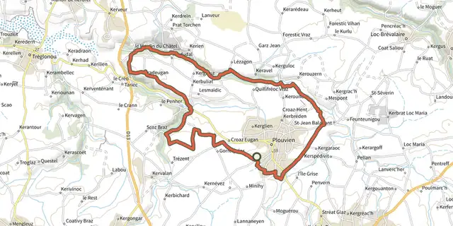 The Rand'Abers 11 track on the IGN map