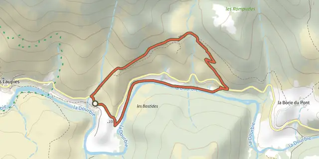 The Malpertus track on the IGN map