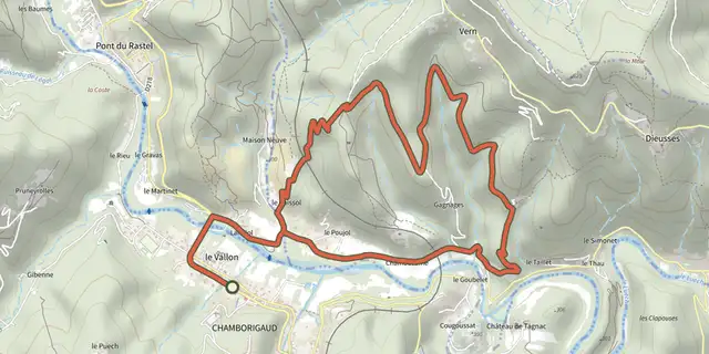 Tracé de Les viaducs sur le Plan IGN