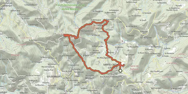 The Mont Brion : from watchtowers to fords track on the IGN map