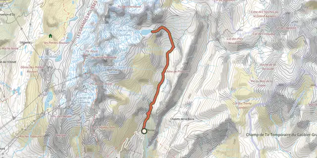 The Lake Quirlies track on the IGN map