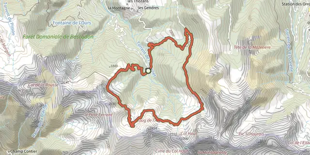 The Ring road track on the IGN map