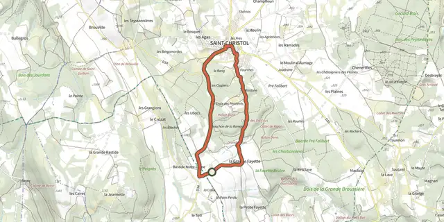 The Le plateau d’Albion et la chapelle Notre-Dame de Lamaron track on the IGN map
