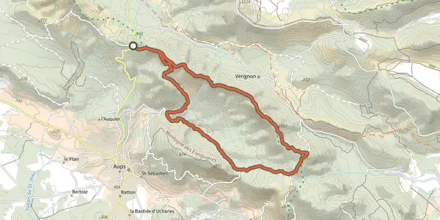The The Notre-Dame de Liesse Chapel track on the IGN map