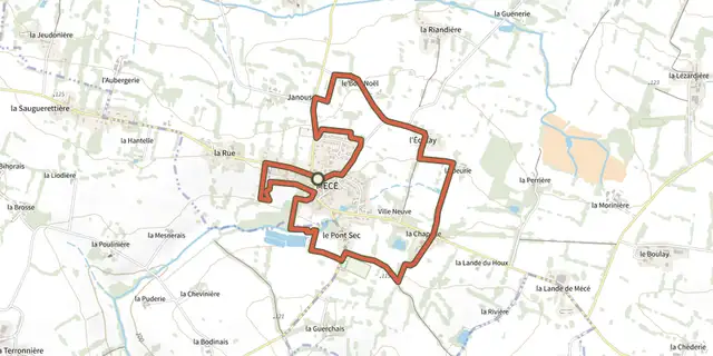 The Bell Towers Loop track on the IGN map