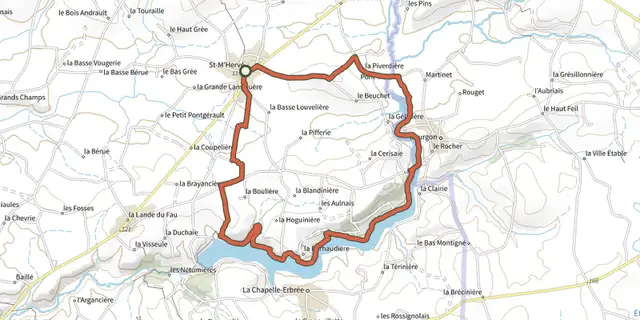 The Champ Dolent Loop track on the IGN map