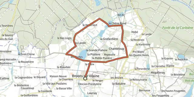 The Mill Loop track on the IGN map