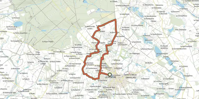 The Vau Follet Loop track on the IGN map